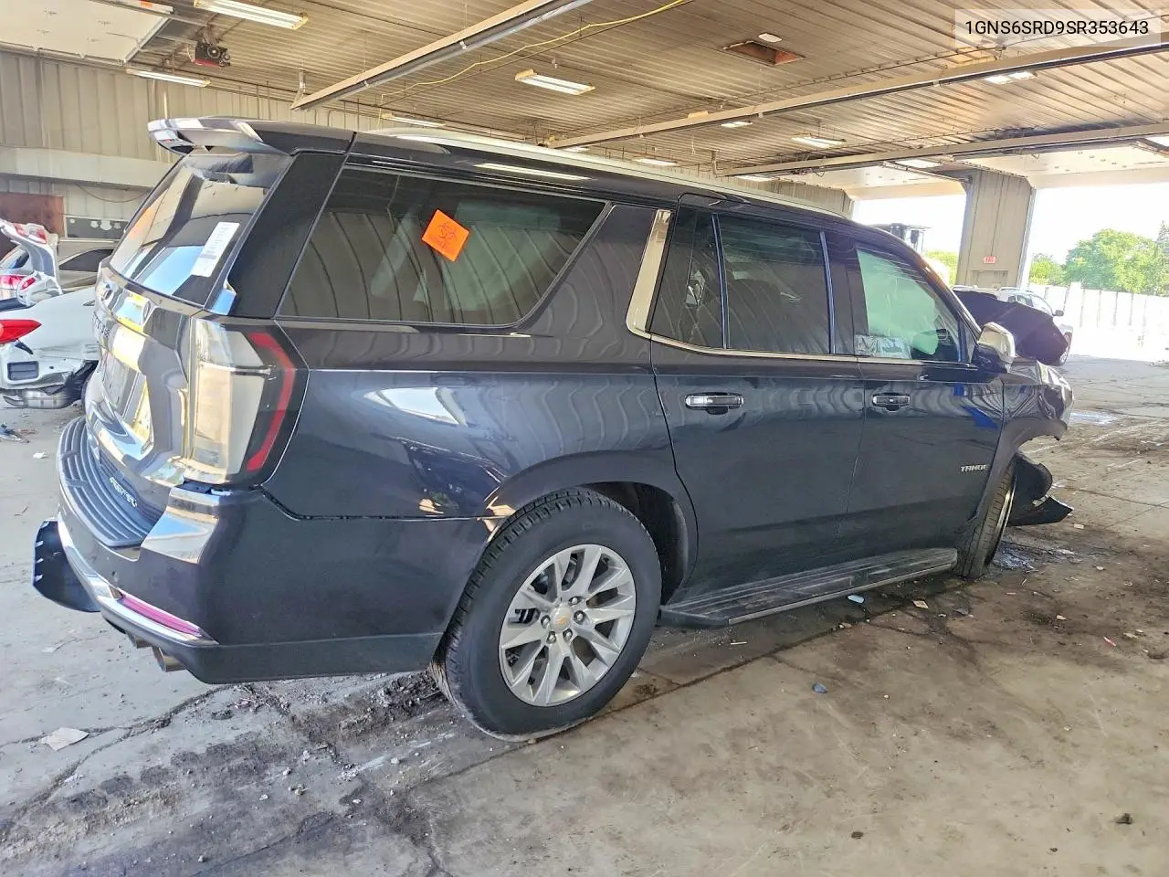 2025 Chevrolet Tahoe K1500 Premier VIN: 1GNS6SRD9SR353643 Lot: 59788486