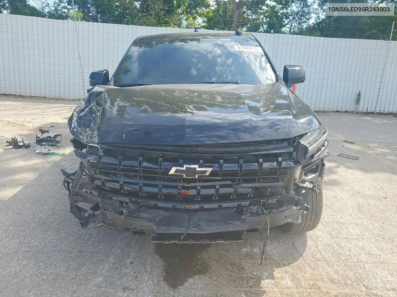 2025 Chevrolet Tahoe K1500 Fl VIN: 1GNS6LED9SR243803 Lot: 61048816