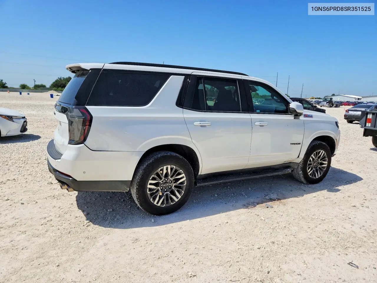 2025 Chevrolet Tahoe K1500 Z71 VIN: 1GNS6PRD8SR351525 Lot: 61905236