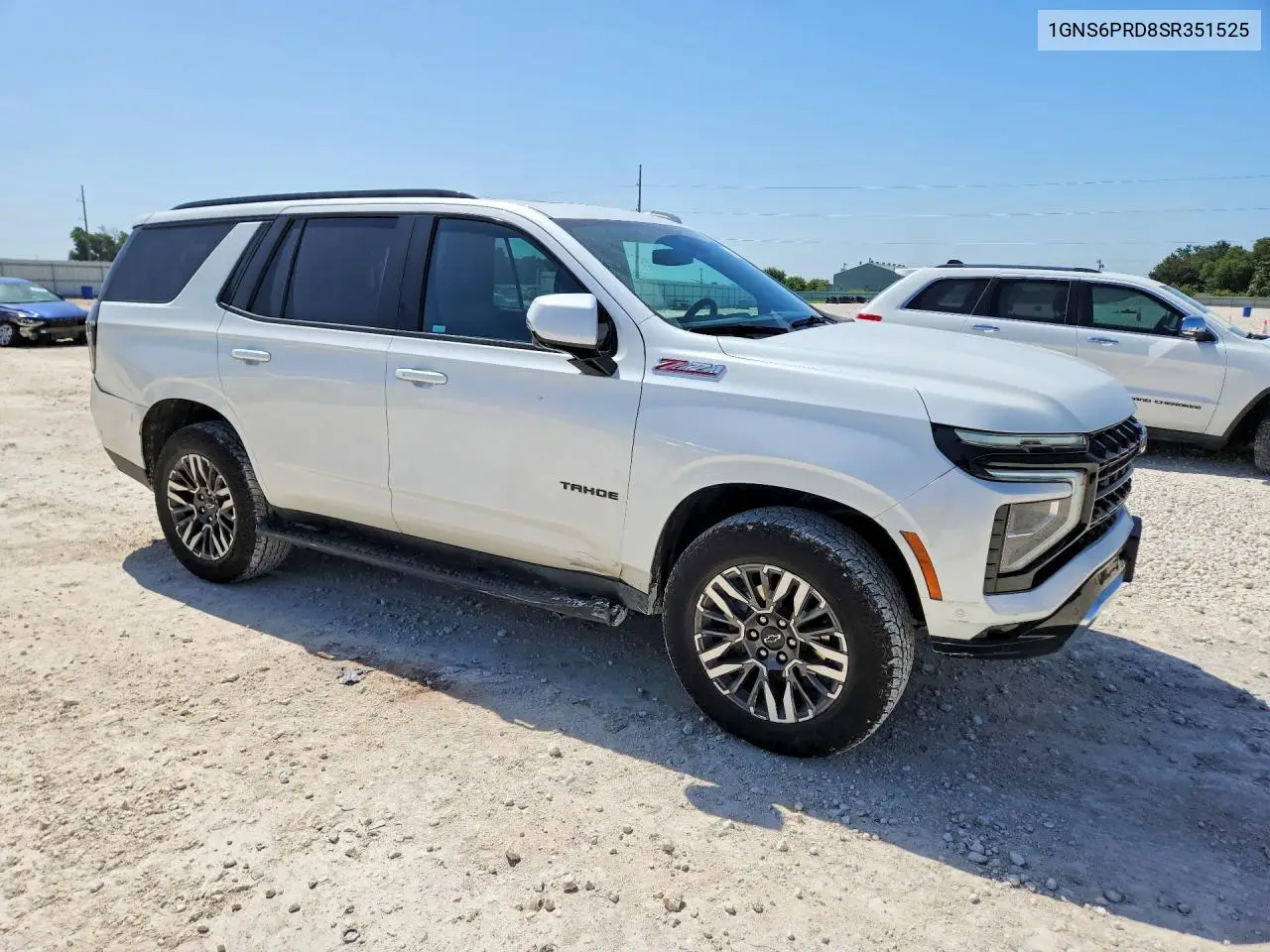 2025 Chevrolet Tahoe K1500 Z71 VIN: 1GNS6PRD8SR351525 Lot: 61905236