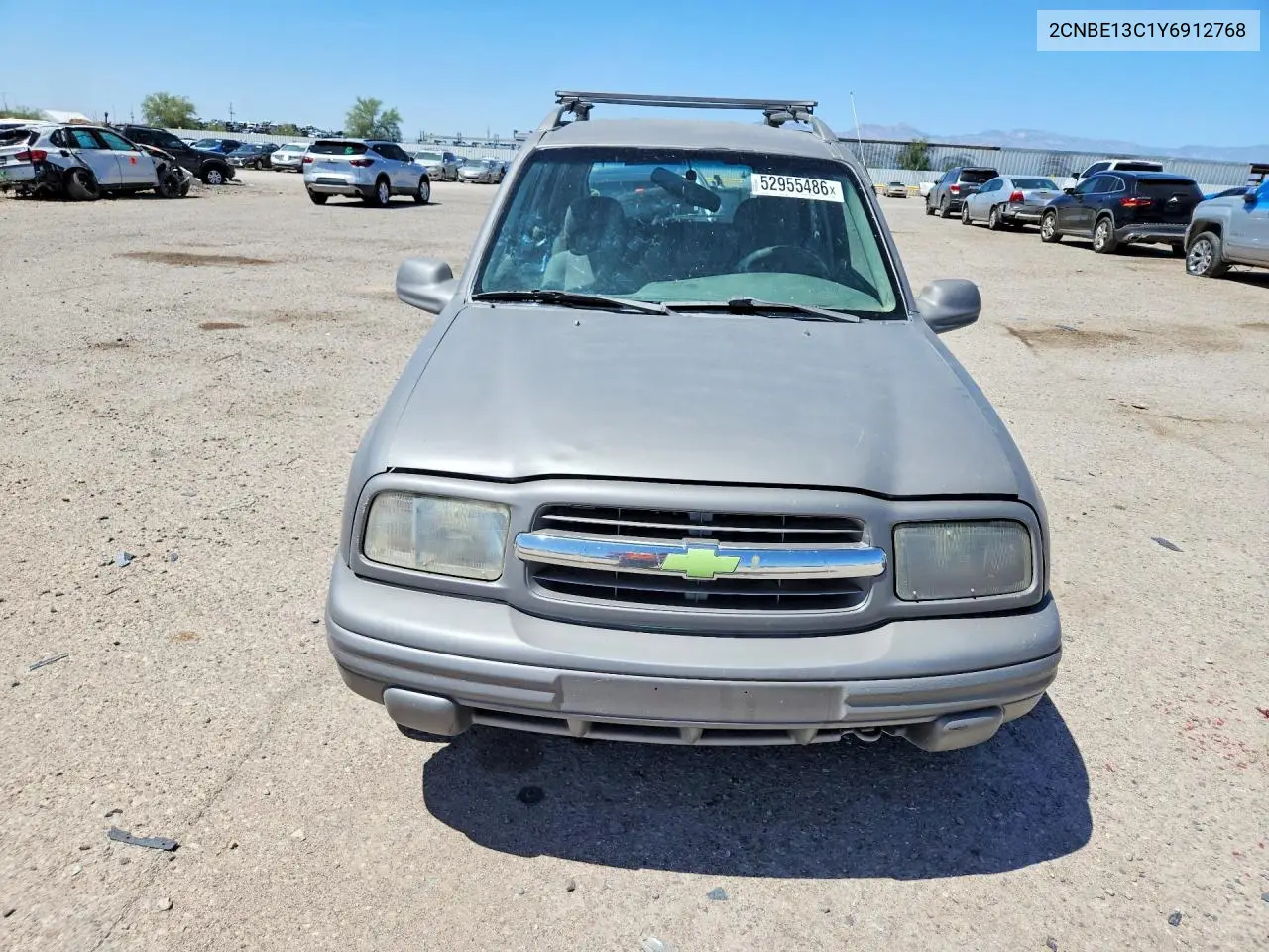 2000 Chevrolet Tracker VIN: 2CNBE13C1Y6912768 Lot: 52955486