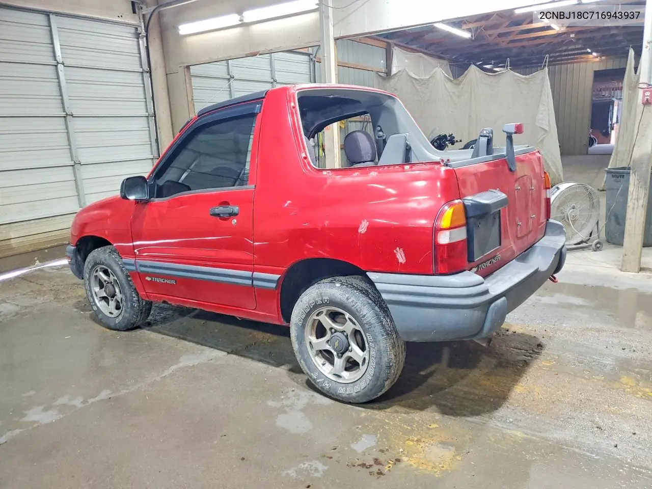 2001 Chevrolet Tracker VIN: 2CNBJ18C716943937 Lot: 60754076