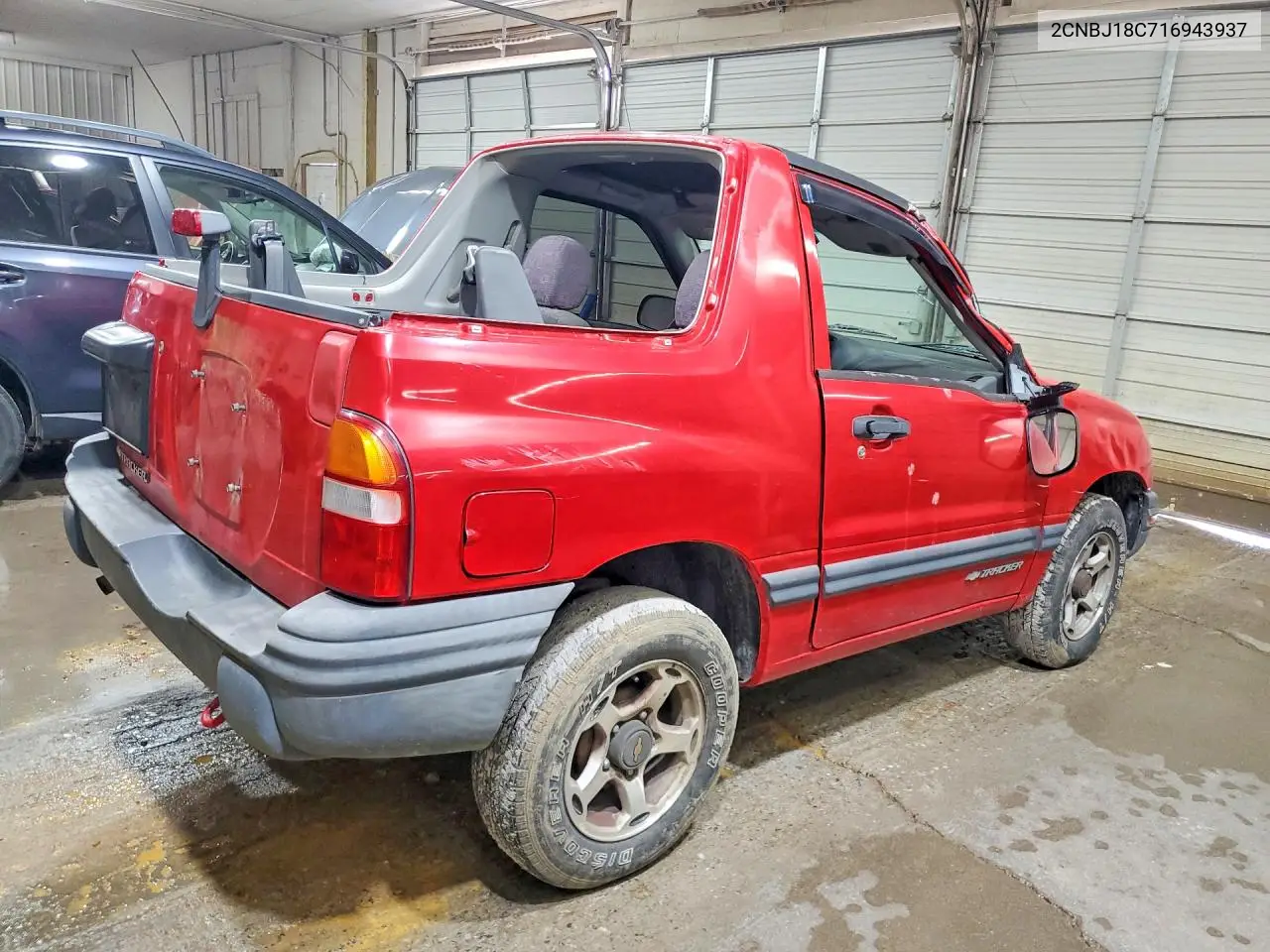 2001 Chevrolet Tracker VIN: 2CNBJ18C716943937 Lot: 60754076