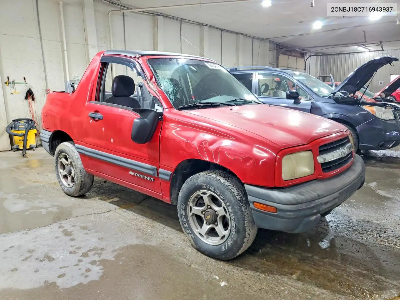 2001 Chevrolet Tracker VIN: 2CNBJ18C716943937 Lot: 60754076
