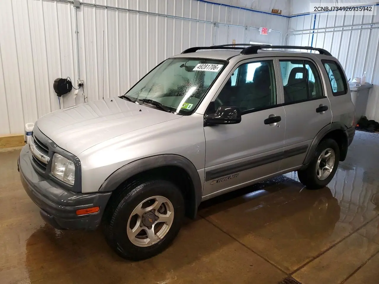 2002 Chev Tracker VIN: 2CNBJ734926935942 Lot: 49281706