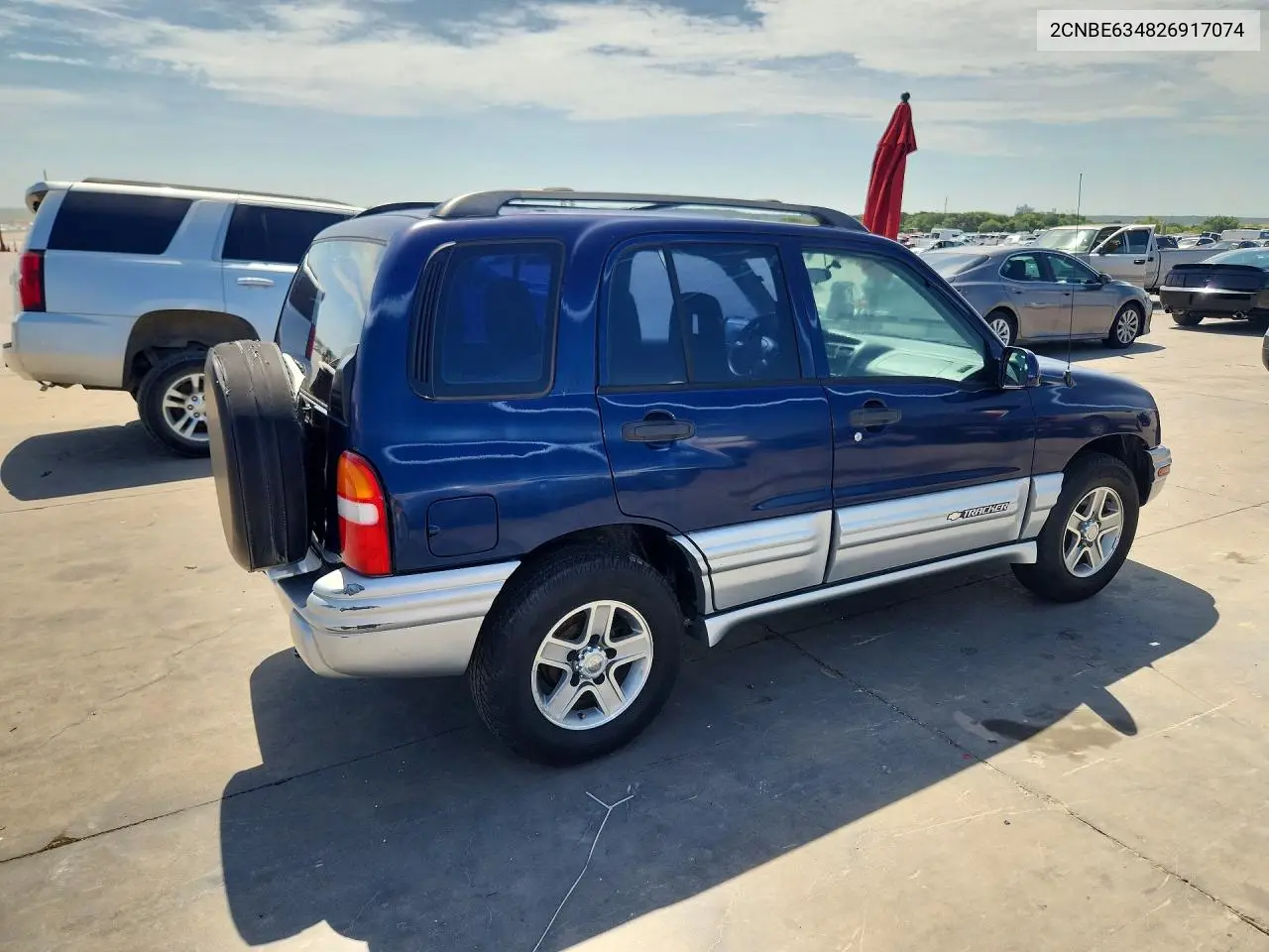 2002 Chevrolet Tracker Lt VIN: 2CNBE634826917074 Lot: 59870876