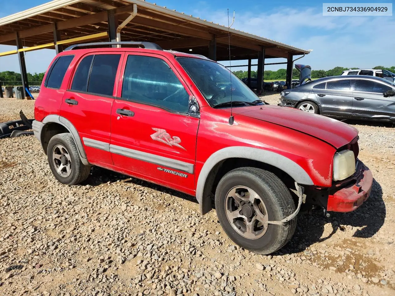 2003 Chevrolet Tracker Zr2 VIN: 2CNBJ734336904929 Lot: 50118506