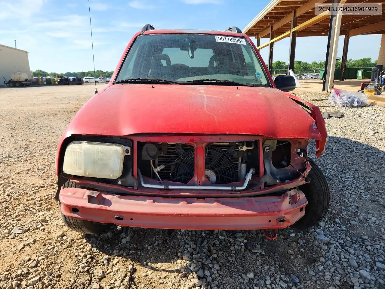 2003 Chevrolet Tracker Zr2 VIN: 2CNBJ734336904929 Lot: 50118506