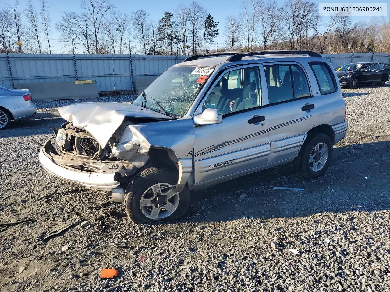 2003 Chevrolet Tracker Lt VIN: 2CNBJ634836900241 Lot: 73398055