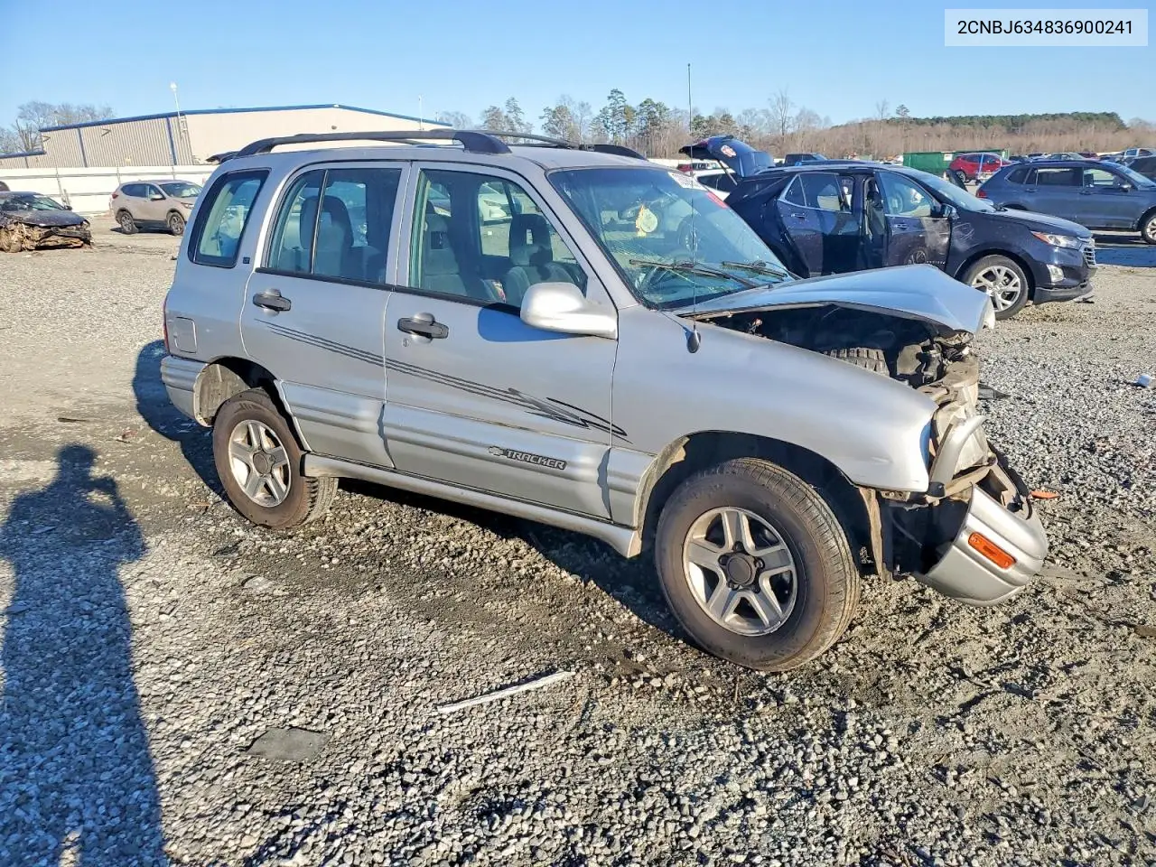 2003 Chevrolet Tracker Lt VIN: 2CNBJ634836900241 Lot: 73398055