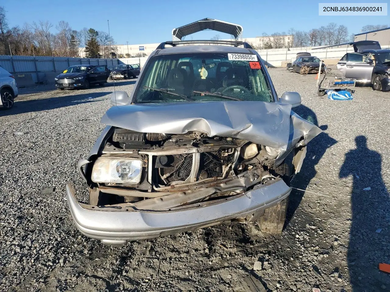 2003 Chevrolet Tracker Lt VIN: 2CNBJ634836900241 Lot: 73398055