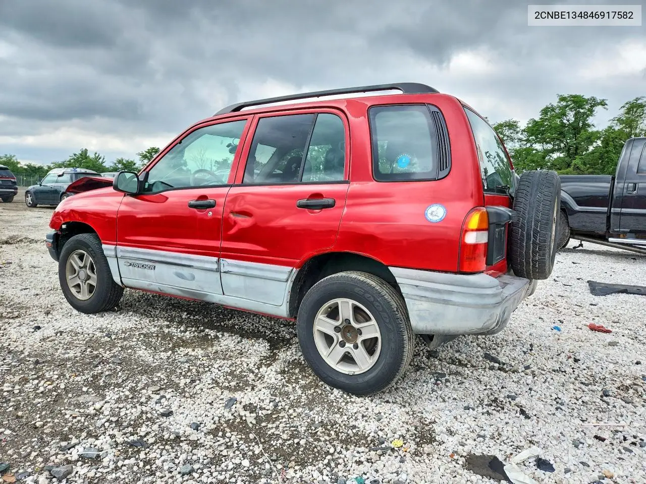 2004 Chevrolet Tracker VIN: 2CNBE134846917582 Lot: 59920176