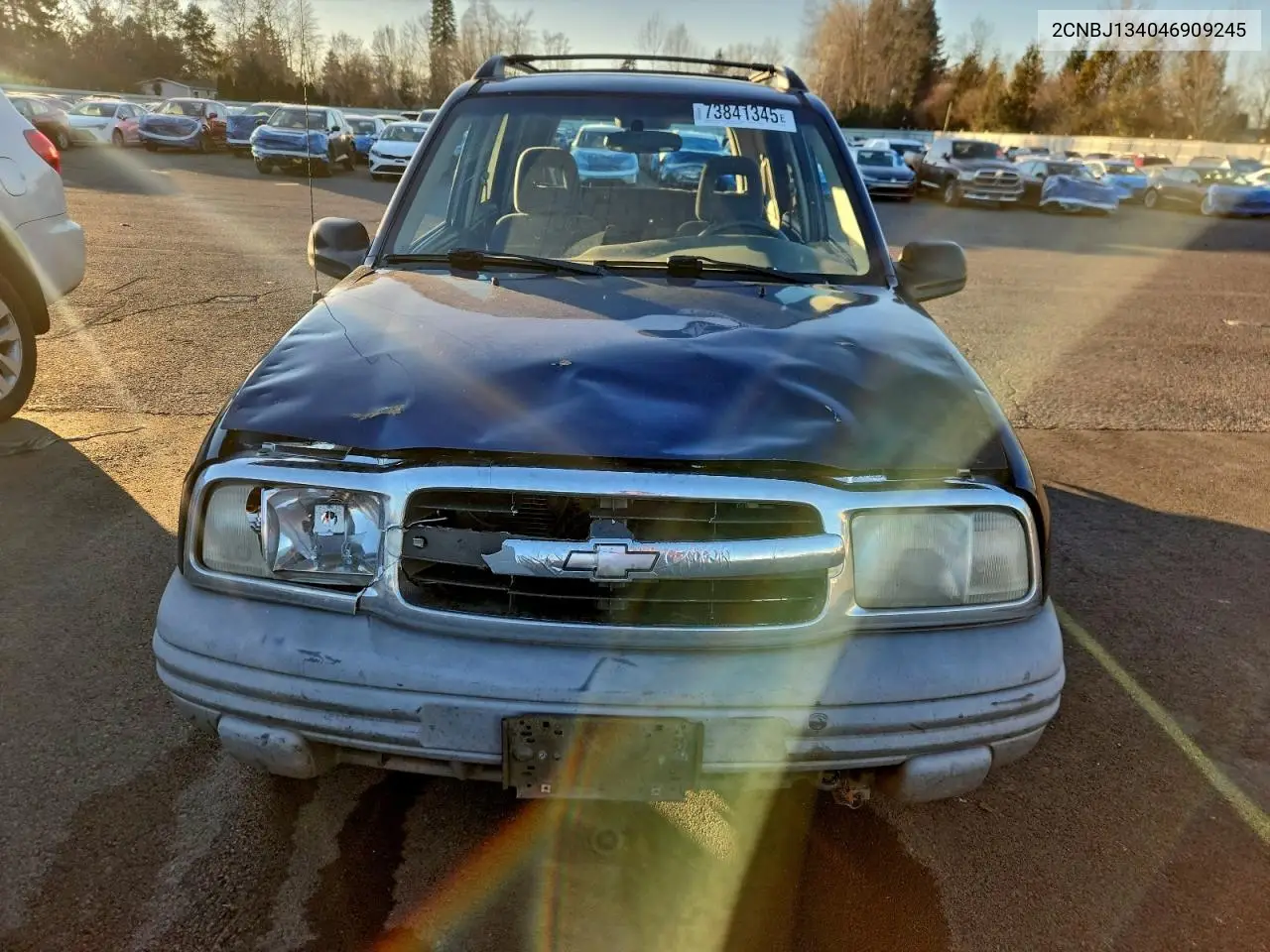 2004 Chev Tracker VIN: 2CNBJ134046909245 Lot: 73841345