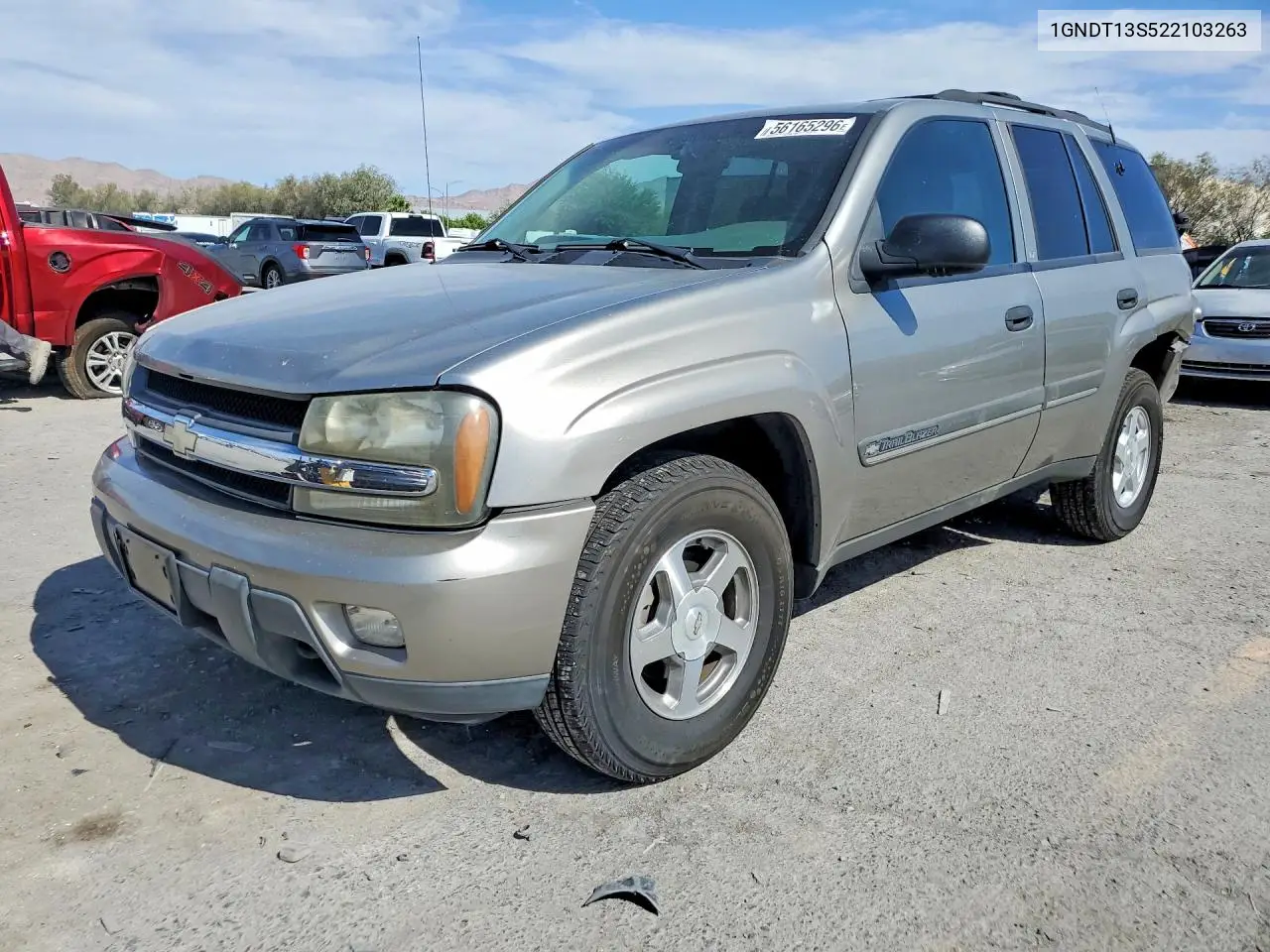 2002 Chevrolet Trailblazer VIN: 1GNDT13S522103263 Lot: 56165296
