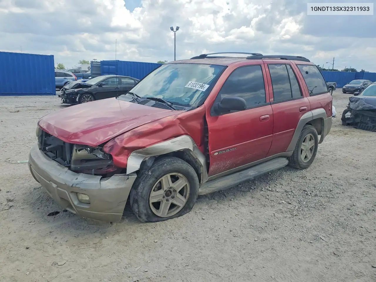 2003 Chevrolet Trailblazer VIN: 1GNDT13SX32311933 Lot: 61032196