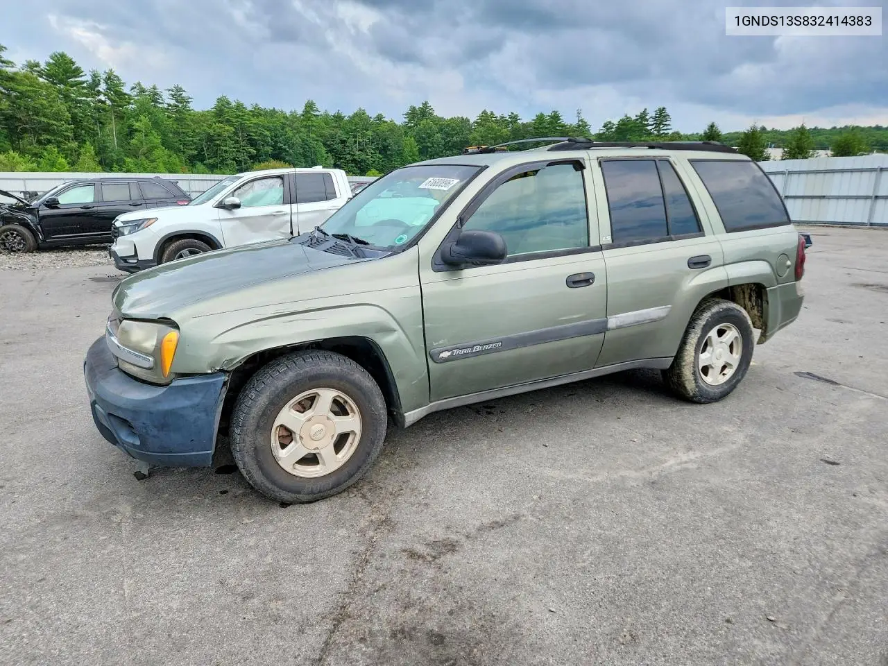 2003 Chevrolet Trailblazer VIN: 1GNDS13S832414383 Lot: 61680896
