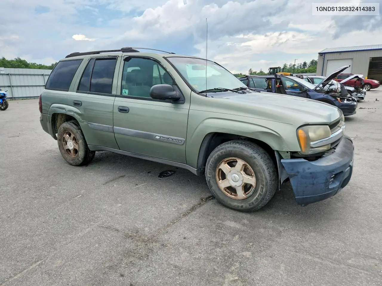 2003 Chevrolet Trailblazer VIN: 1GNDS13S832414383 Lot: 61680896