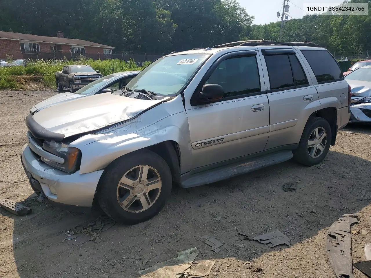 2004 Chevrolet Trailblazer Ls VIN: 1GNDT13S542342766 Lot: 61211746