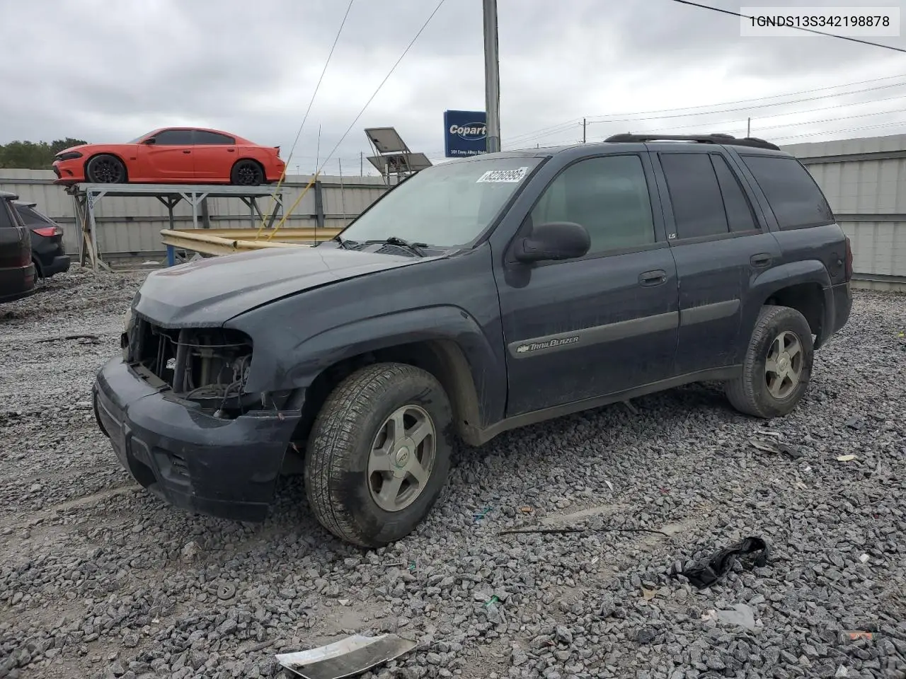 1GNDS13S342198878 2004 Chevrolet Trailblazer Ls