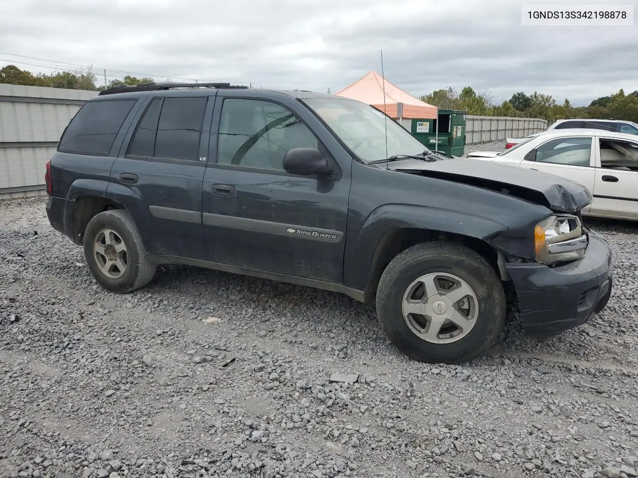 1GNDS13S342198878 2004 Chevrolet Trailblazer Ls