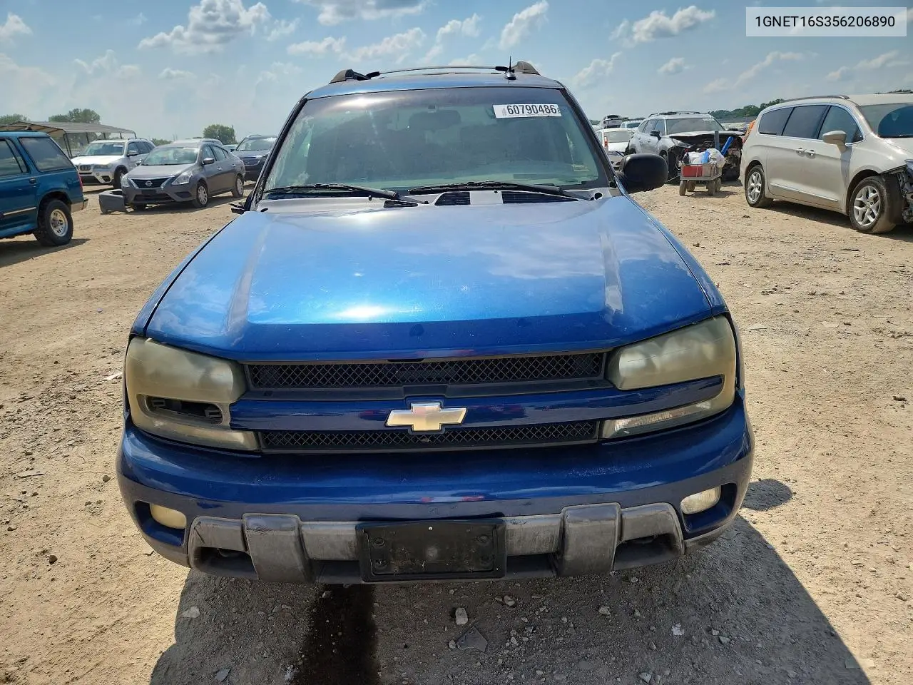 2005 Chevrolet Trailblazer Ext Ls/Ext Lt VIN: 1GNET16S356206890 Lot: 60790486