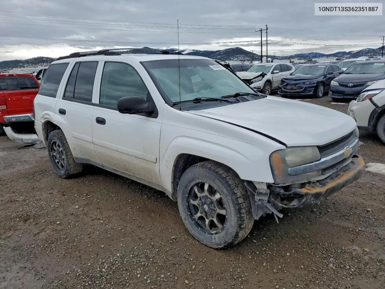 1GNDT13S362351887 2006 Chevrolet Trailblazer Ls