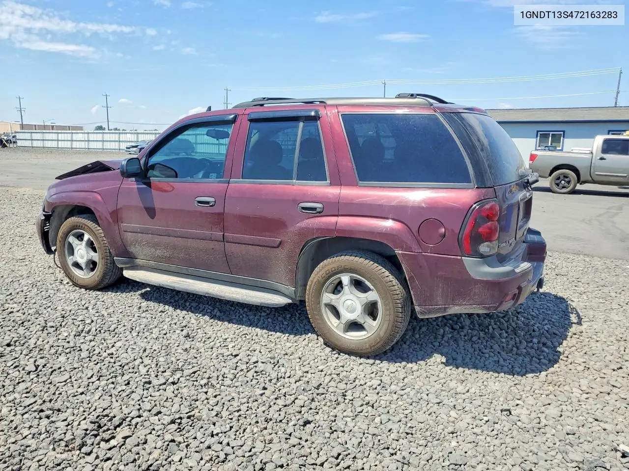 2007 Chevrolet Trailblazer Ls/Lt VIN: 1GNDT13S472163283 Lot: 61409656