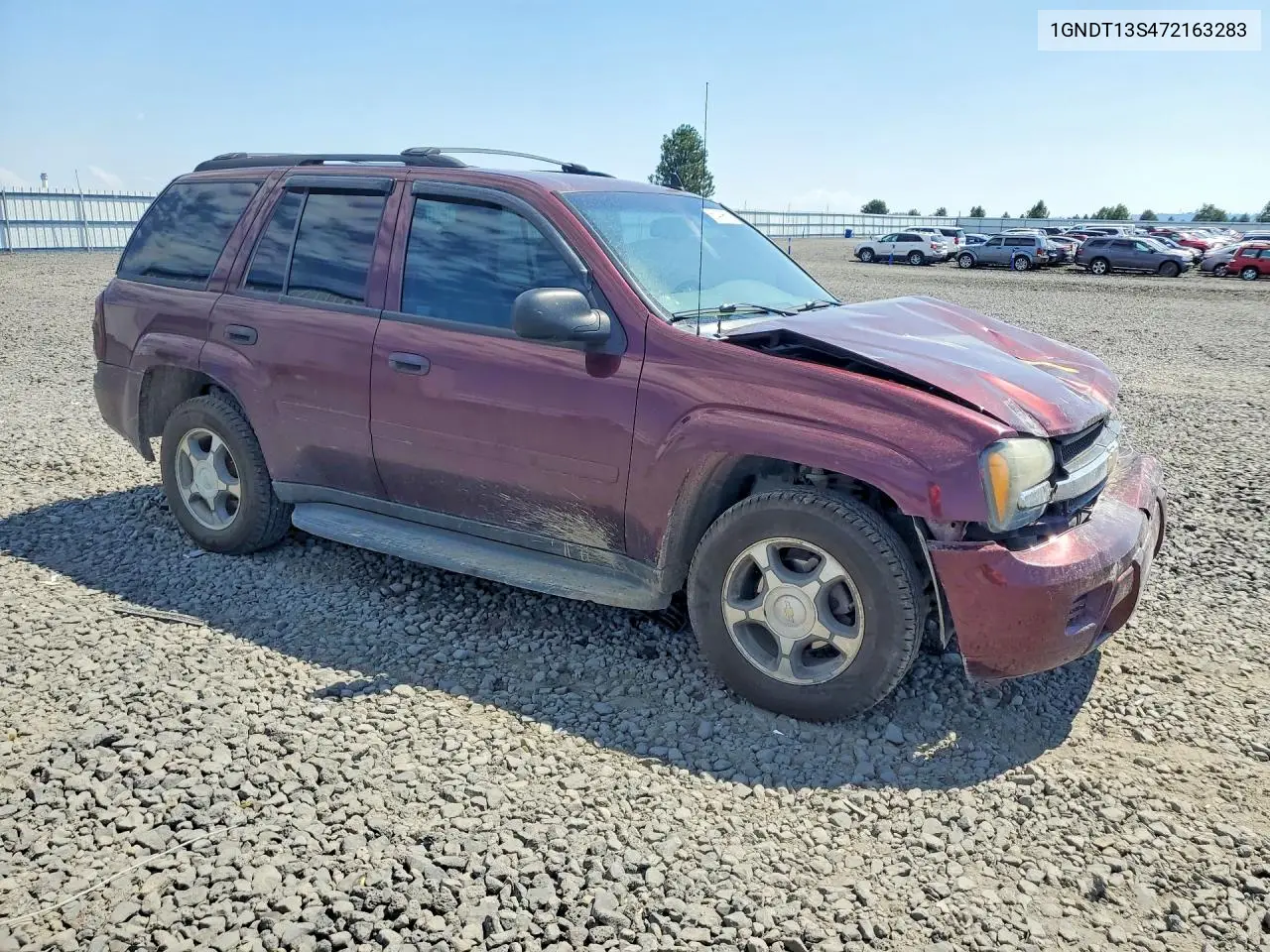 2007 Chevrolet Trailblazer Ls/Lt VIN: 1GNDT13S472163283 Lot: 61409656