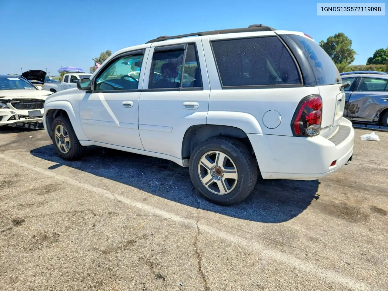 2007 Chevrolet Trailblazer Ls VIN: 1GNDS13S572119098 Lot: 61947186