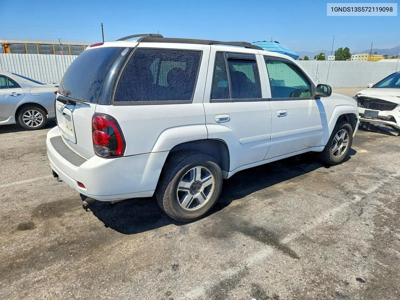 2007 Chevrolet Trailblazer Ls VIN: 1GNDS13S572119098 Lot: 61947186