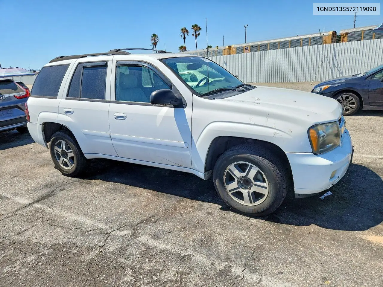 2007 Chevrolet Trailblazer Ls VIN: 1GNDS13S572119098 Lot: 61947186