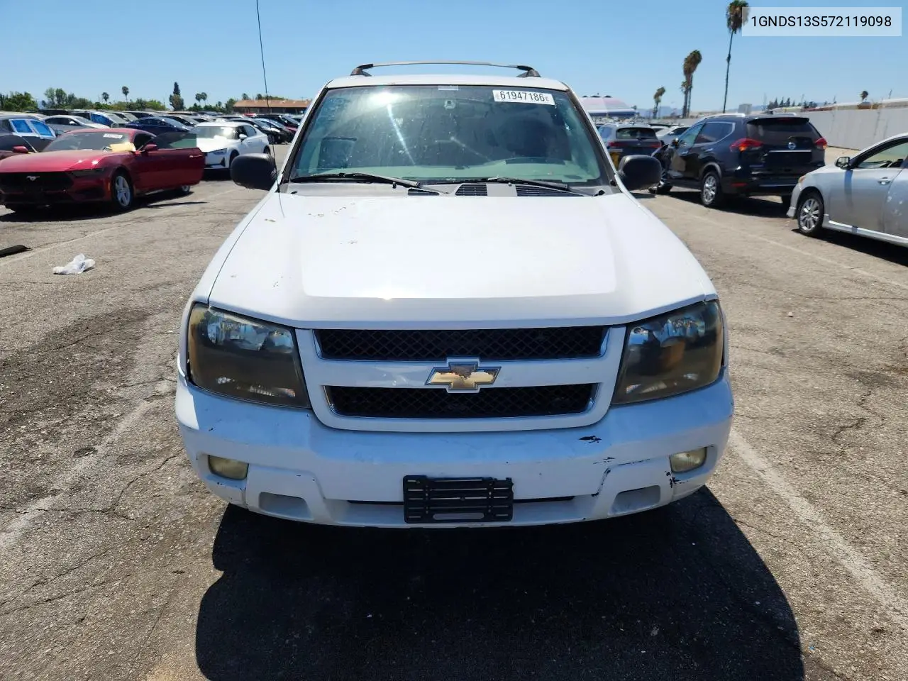 2007 Chevrolet Trailblazer Ls VIN: 1GNDS13S572119098 Lot: 61947186