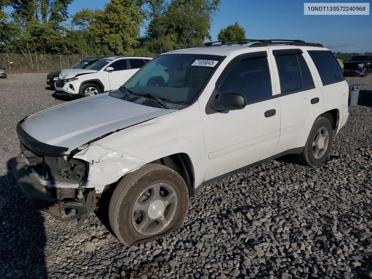 1GNDT13S572240968 2007 Chevrolet Trailblazer Ls