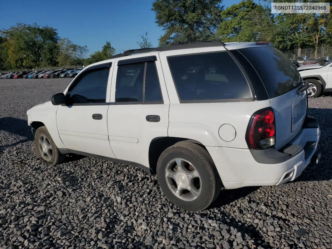 1GNDT13S572240968 2007 Chevrolet Trailblazer Ls
