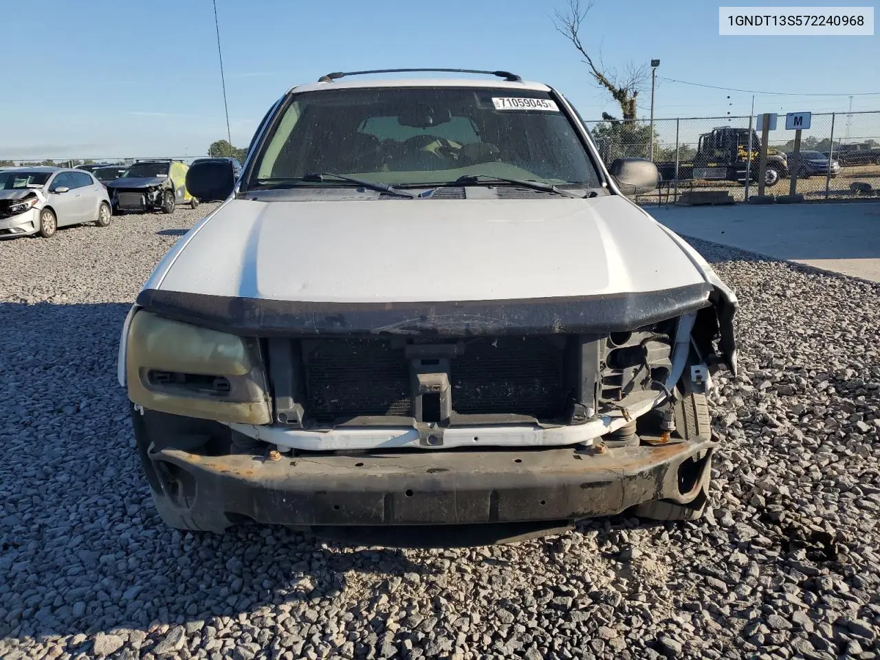 1GNDT13S572240968 2007 Chevrolet Trailblazer Ls