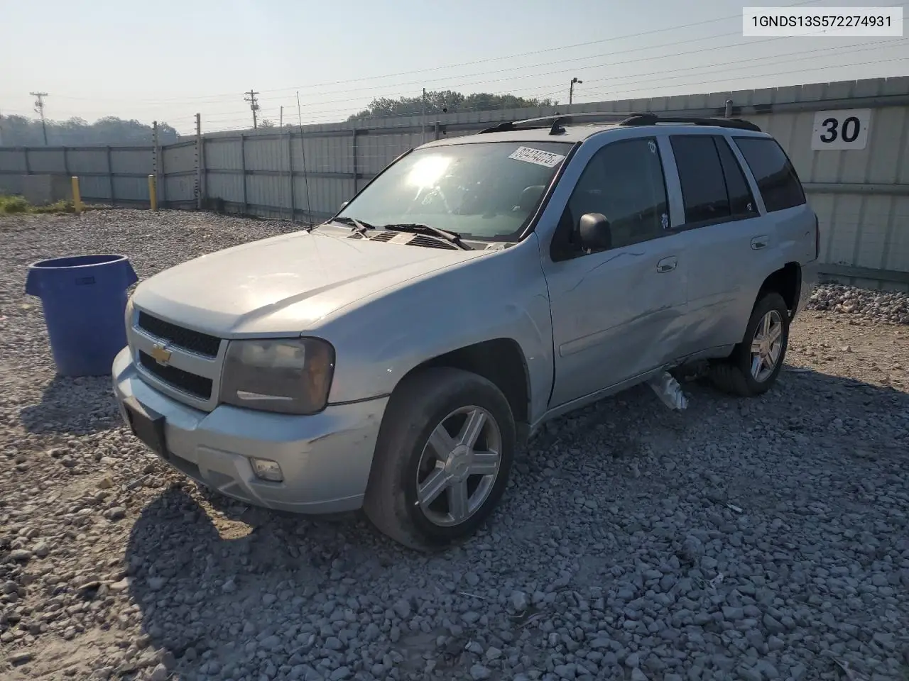 1GNDS13S572274931 2007 Chevrolet Trailblazer Ls