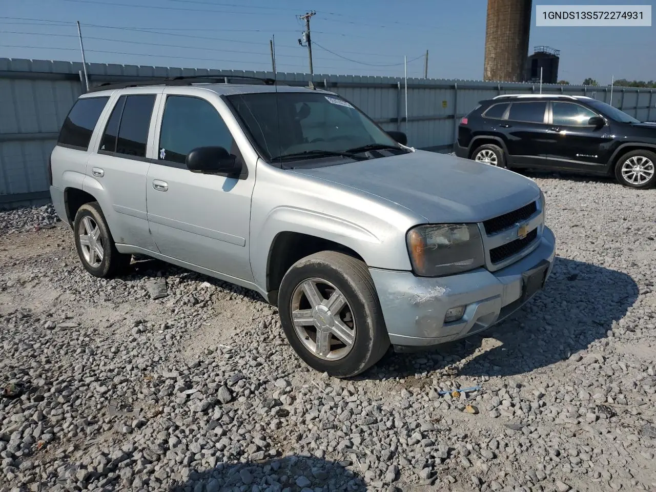 1GNDS13S572274931 2007 Chevrolet Trailblazer Ls