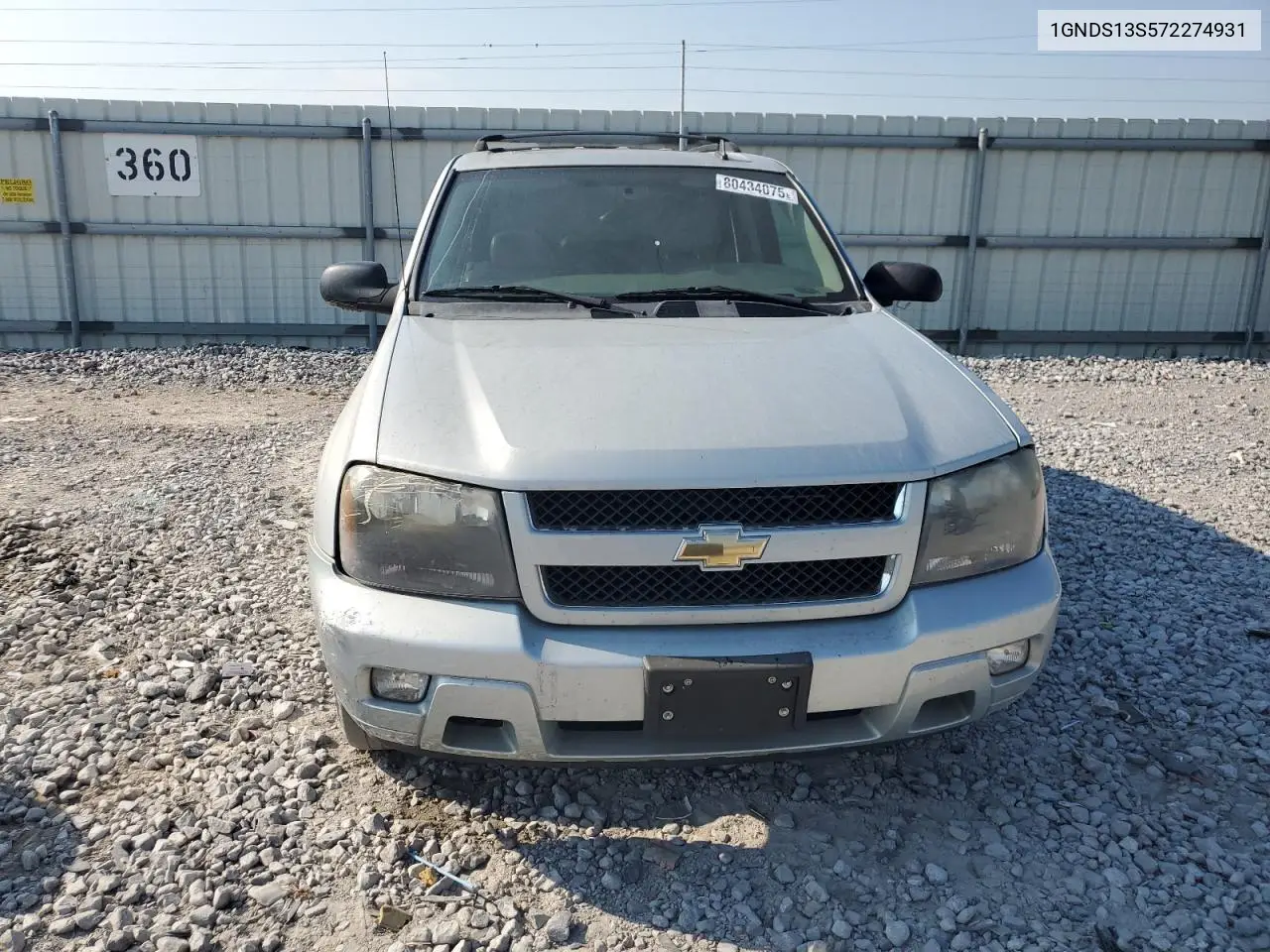 1GNDS13S572274931 2007 Chevrolet Trailblazer Ls