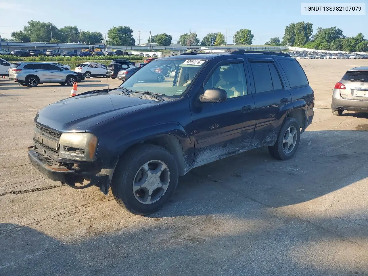 2008 Chevrolet Trailblazer Ls VIN: 1GNDT13S982107079 Lot: 60969276