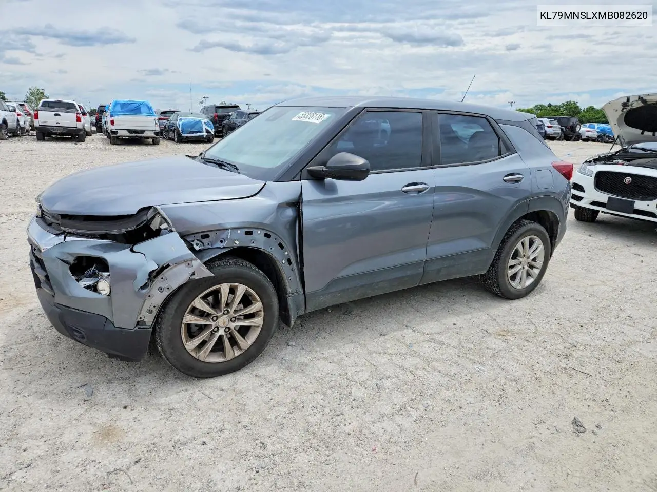 2021 Chevrolet Trailblazer Ls VIN: KL79MNSLXMB082620 Lot: 55320116