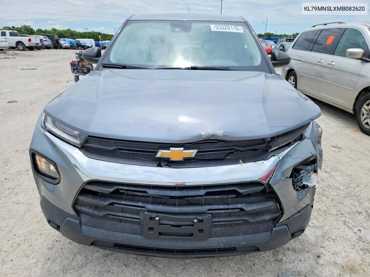 2021 Chevrolet Trailblazer Ls VIN: KL79MNSLXMB082620 Lot: 55320116