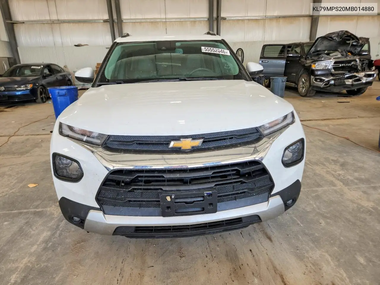 2021 Chevrolet Trailblazr VIN: KL79MPS20MB014880 Lot: 55552046