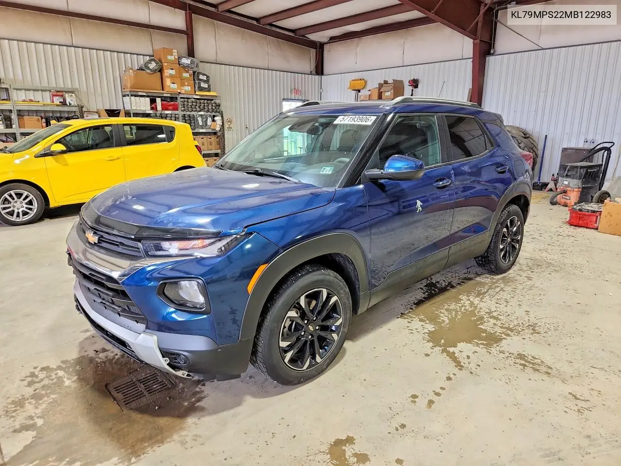 2021 Chevrolet Trailblazer Lt VIN: KL79MPS22MB122983 Lot: 57193906