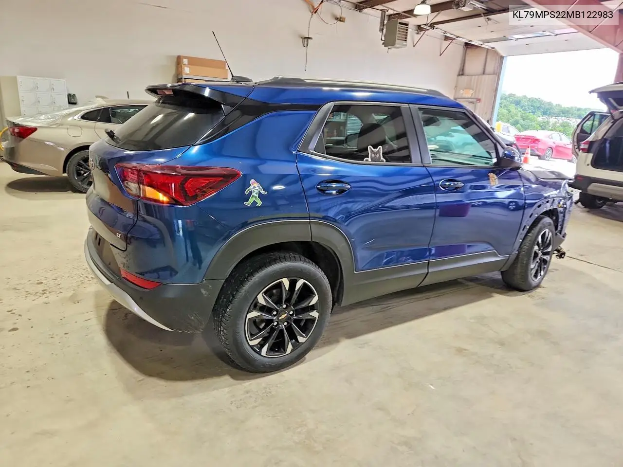 2021 Chevrolet Trailblazer Lt VIN: KL79MPS22MB122983 Lot: 57193906