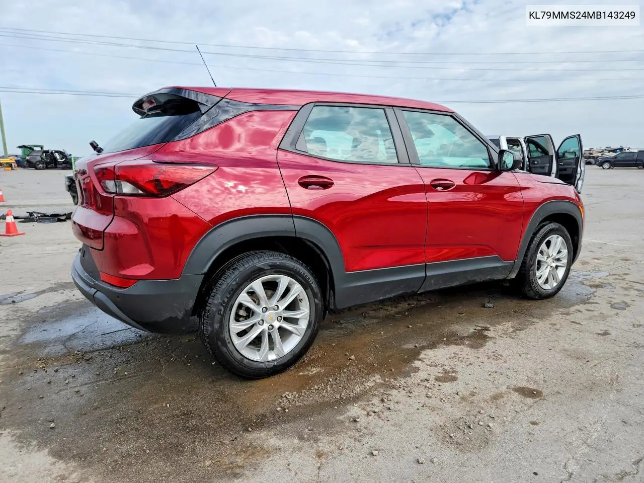 2021 Chevrolet Trailblazer Ls VIN: KL79MMS24MB143249 Lot: 59658876