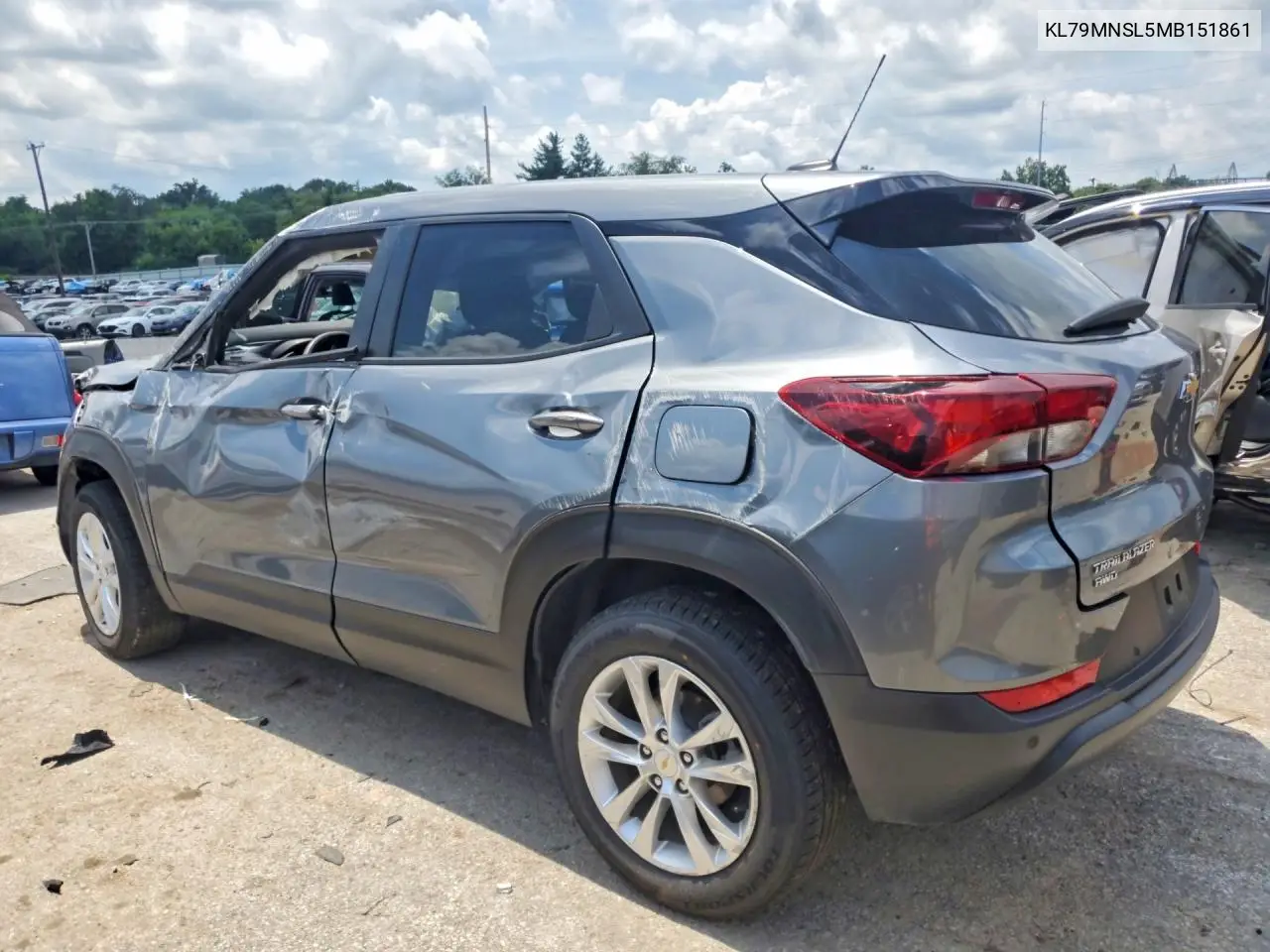 2021 Chevrolet Trailblazer Ls VIN: KL79MNSL5MB151861 Lot: 59964716