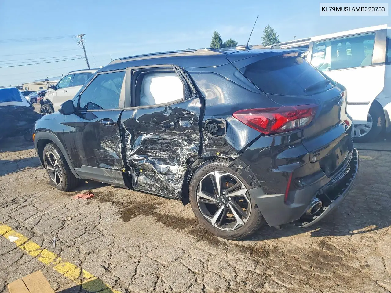 2021 Chevrolet Trailblazer Rs VIN: KL79MUSL6MB023753 Lot: 60248056