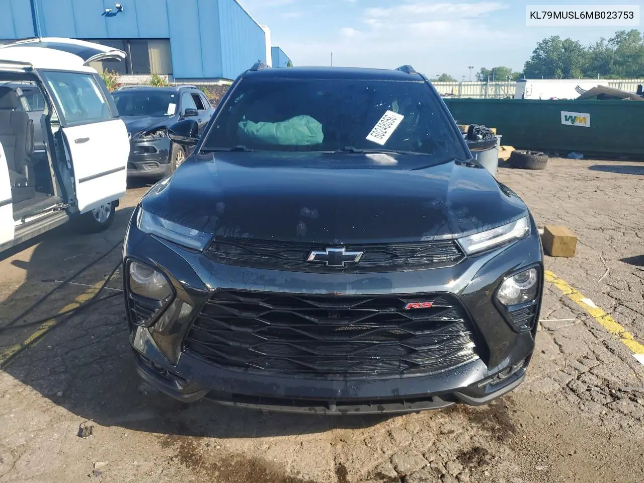 2021 Chevrolet Trailblazer Rs VIN: KL79MUSL6MB023753 Lot: 60248056
