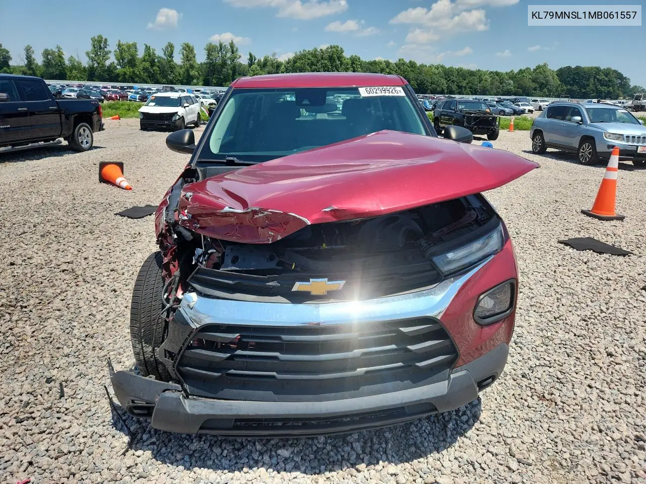 2021 Chevrolet Trailblazer Ls VIN: KL79MNSL1MB061557 Lot: 60299926