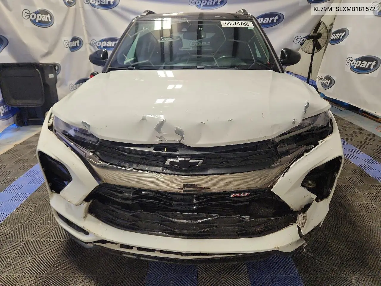 2021 Chevrolet Trailblazer Rs VIN: KL79MTSLXMB181572 Lot: 60579786